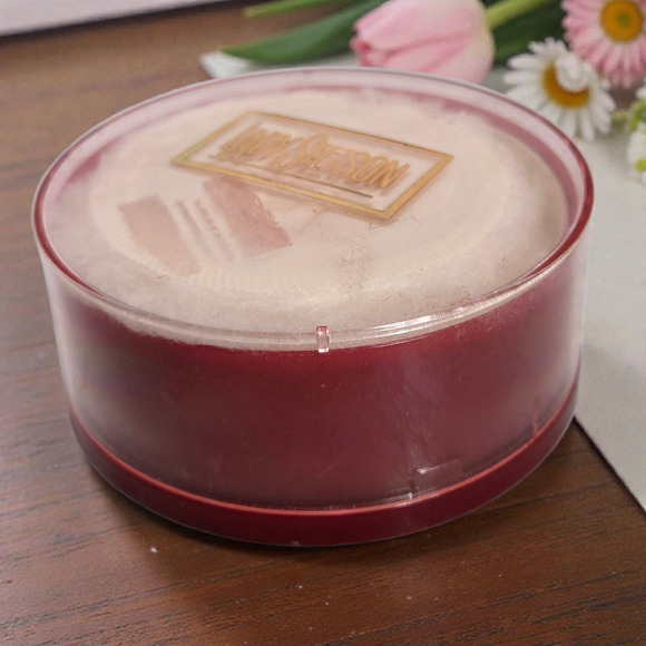Lady Stetson Vintage Body Dusting Powder Coty Talc Sealed Puff Vanity Collector - Picture 4 of 10